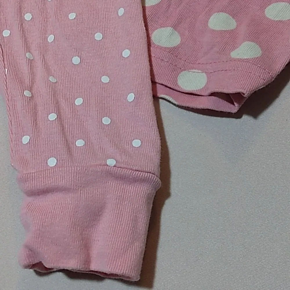 Carters Girls 12 months Pink White Polka Dot Pants Shorts Bundle